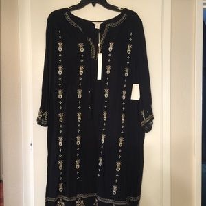 Black Indian themed dress